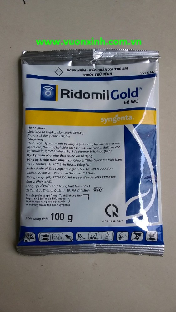 Thuốc trị nấm RidomilGold 68WG