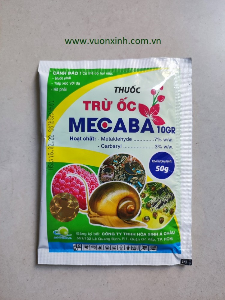 Thuốc trừ Ốc MECABA (Gói 50gr)