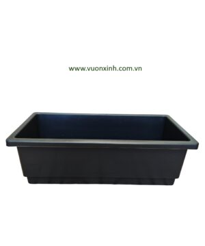 Chậu dài Đen 64.5x31x20