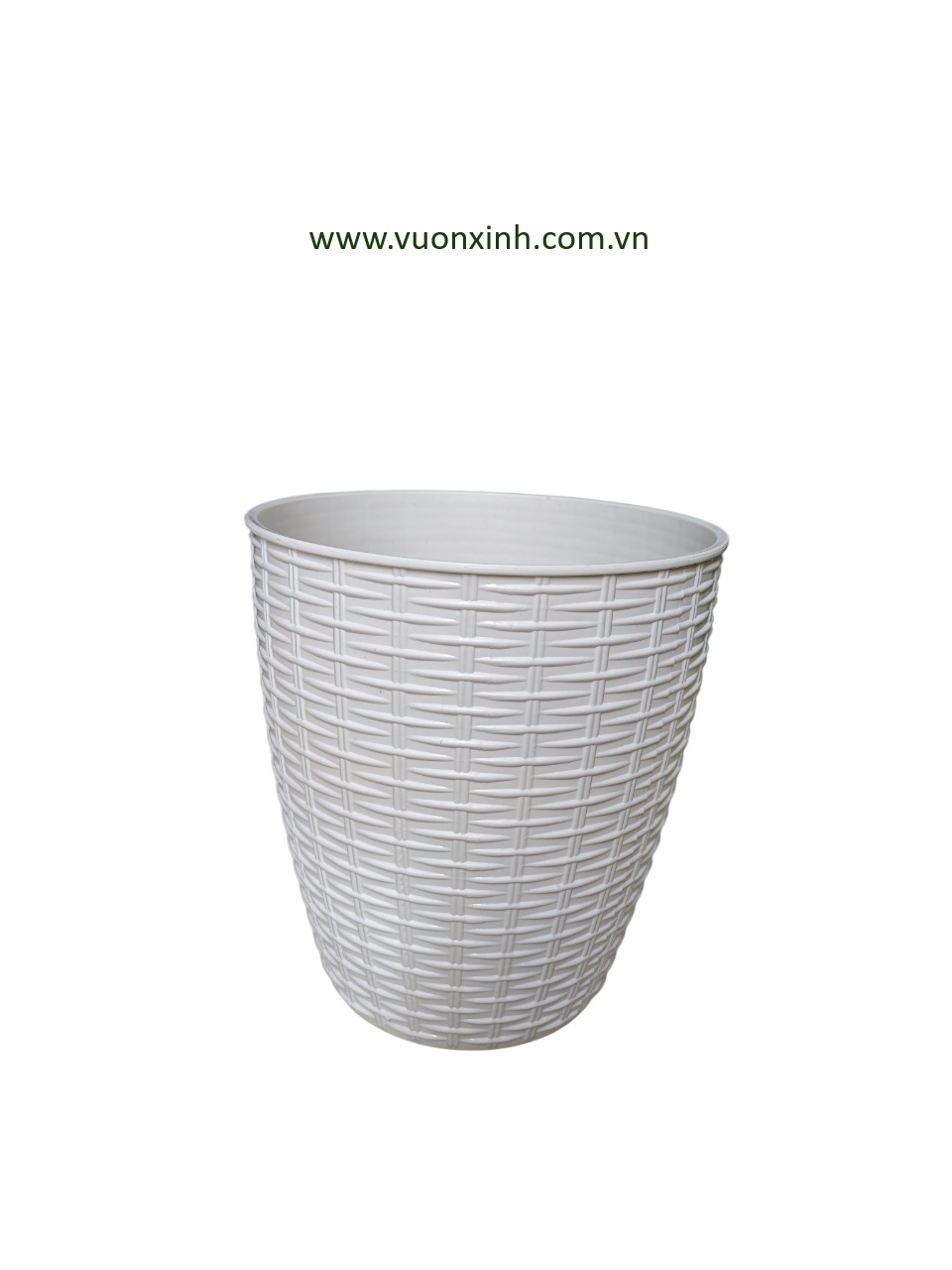 Chậu mây đan tròn 2 tấc 8