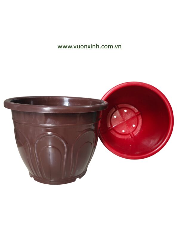 Chậu nhựa tròn màu T50-33
