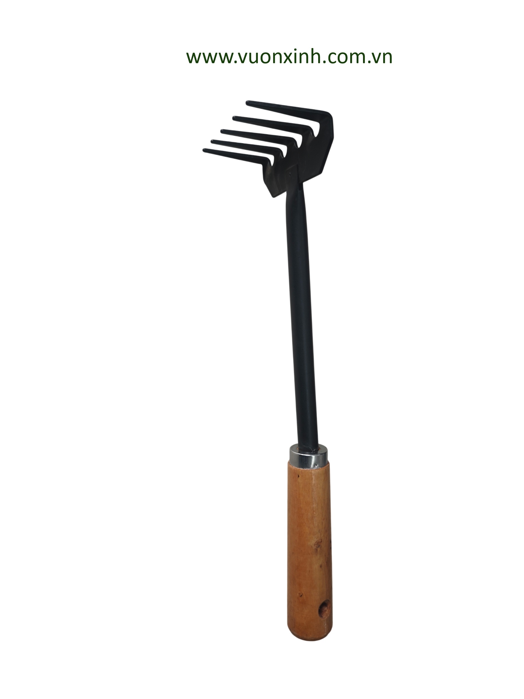 Cào làm vườn mini cán gỗ - Ảnh 2