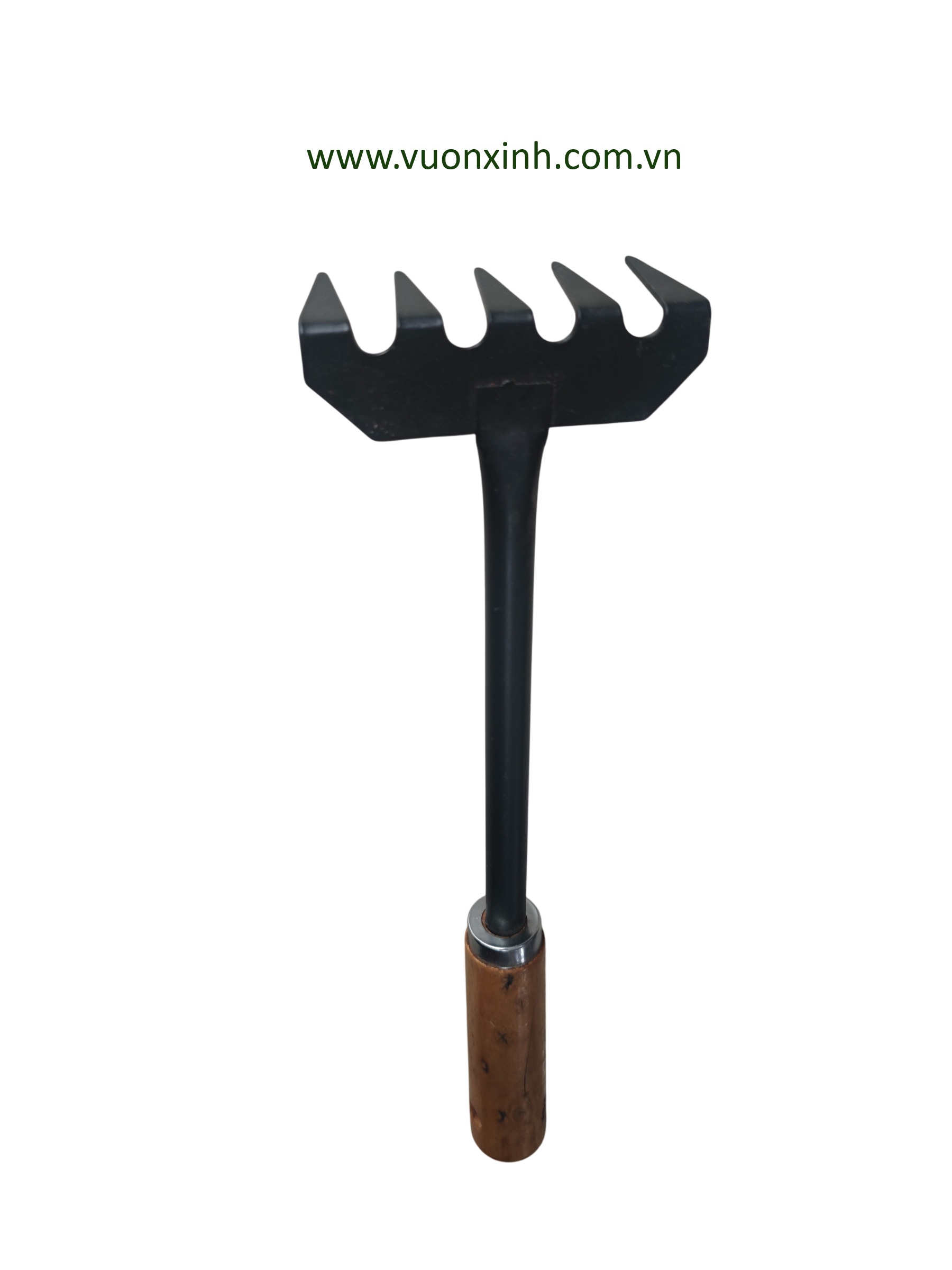 Cào làm vườn mini cán gỗ - Ảnh 3