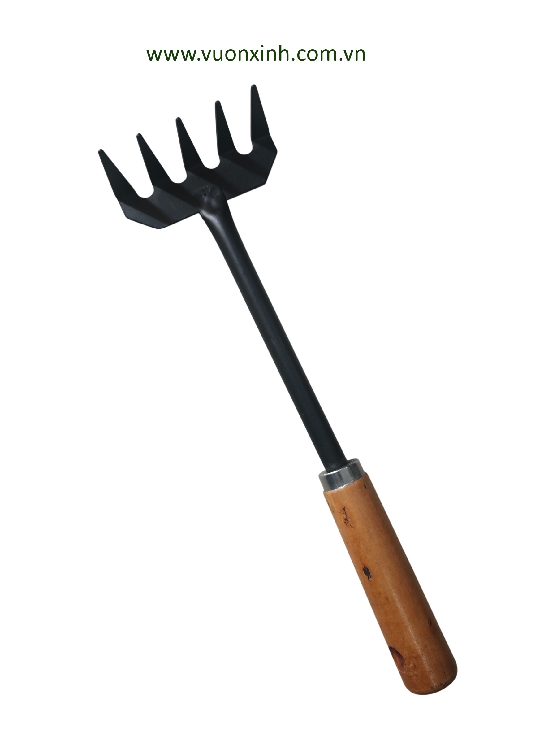Cào làm vườn mini cán gỗ
