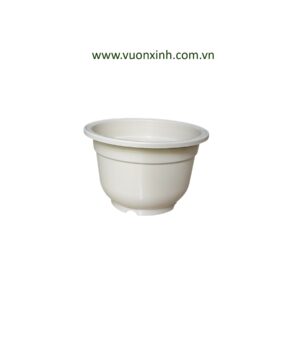 Chậu tròn HD 25x16 Trắng