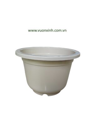 Chậu tròn HD 35x23 Trắng