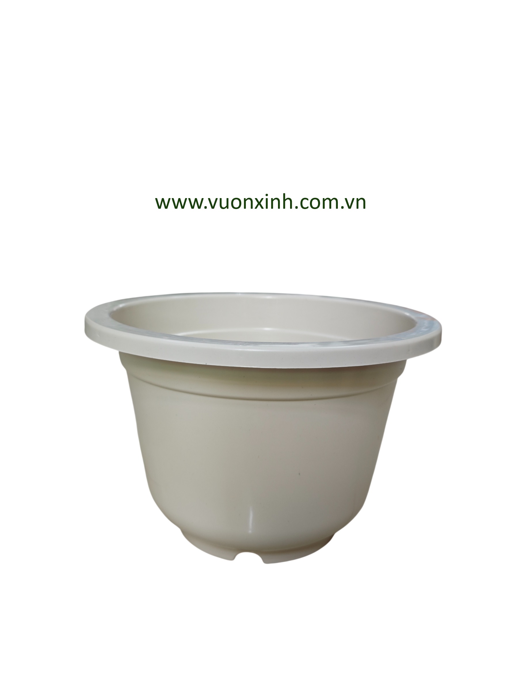 Chậu tròn HD 35x23 Trắng