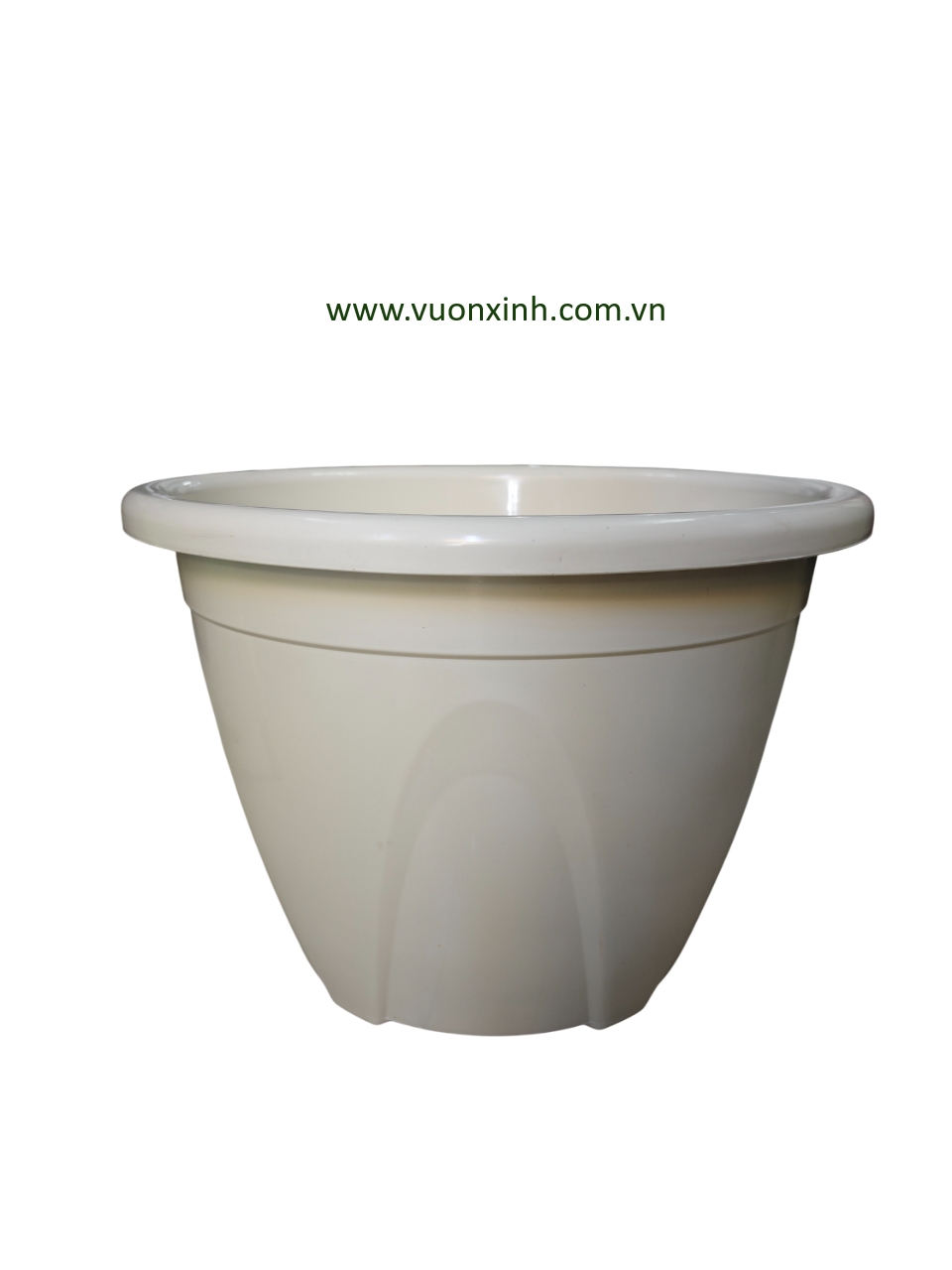 Chậu tròn trắng HĐ T50-33