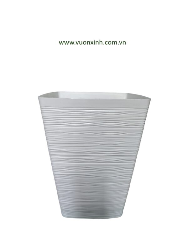 Chậu vuông cao sóng 2 tấc 5