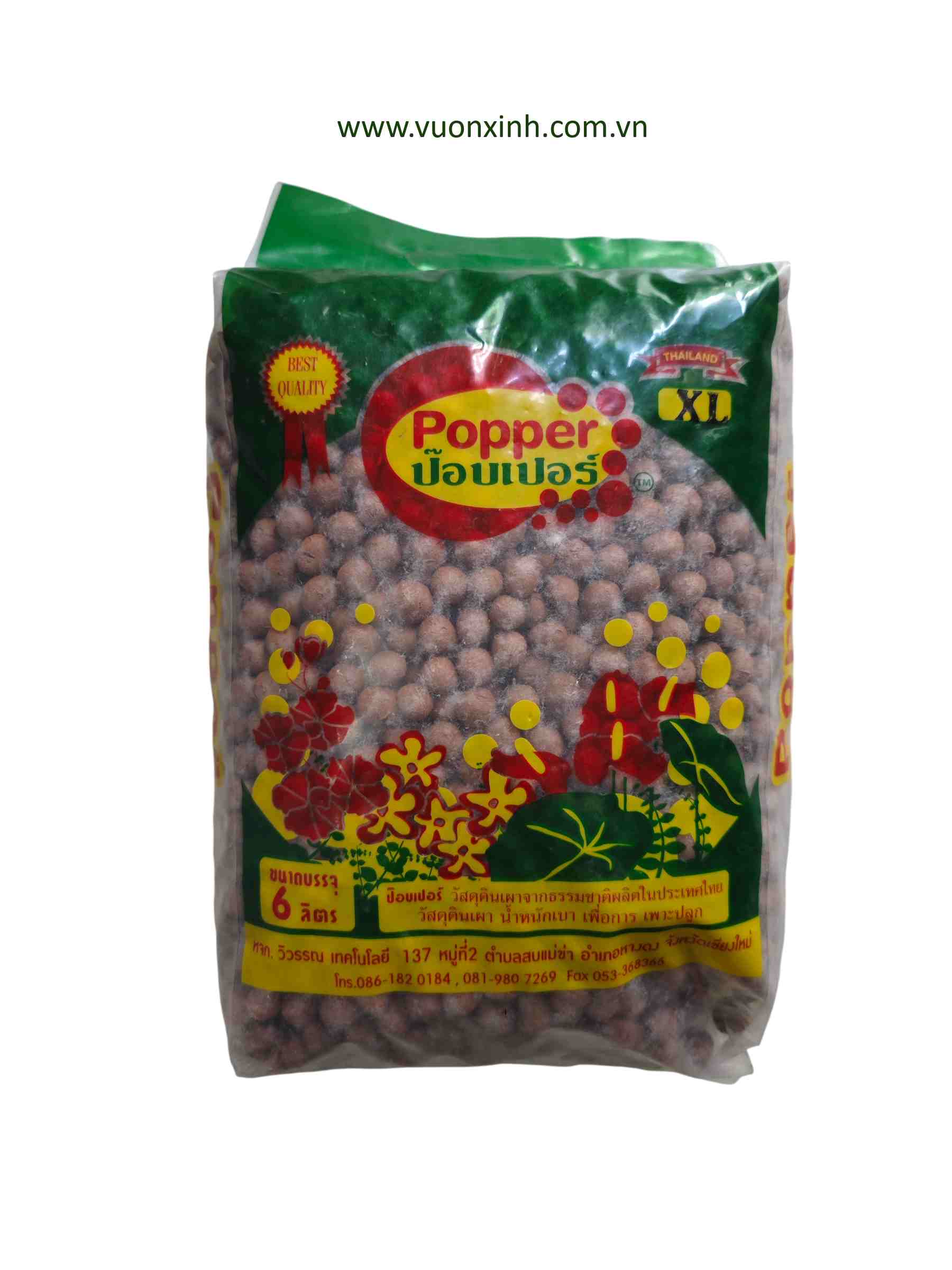 Đất Nung Popper(Thailand)_6lít