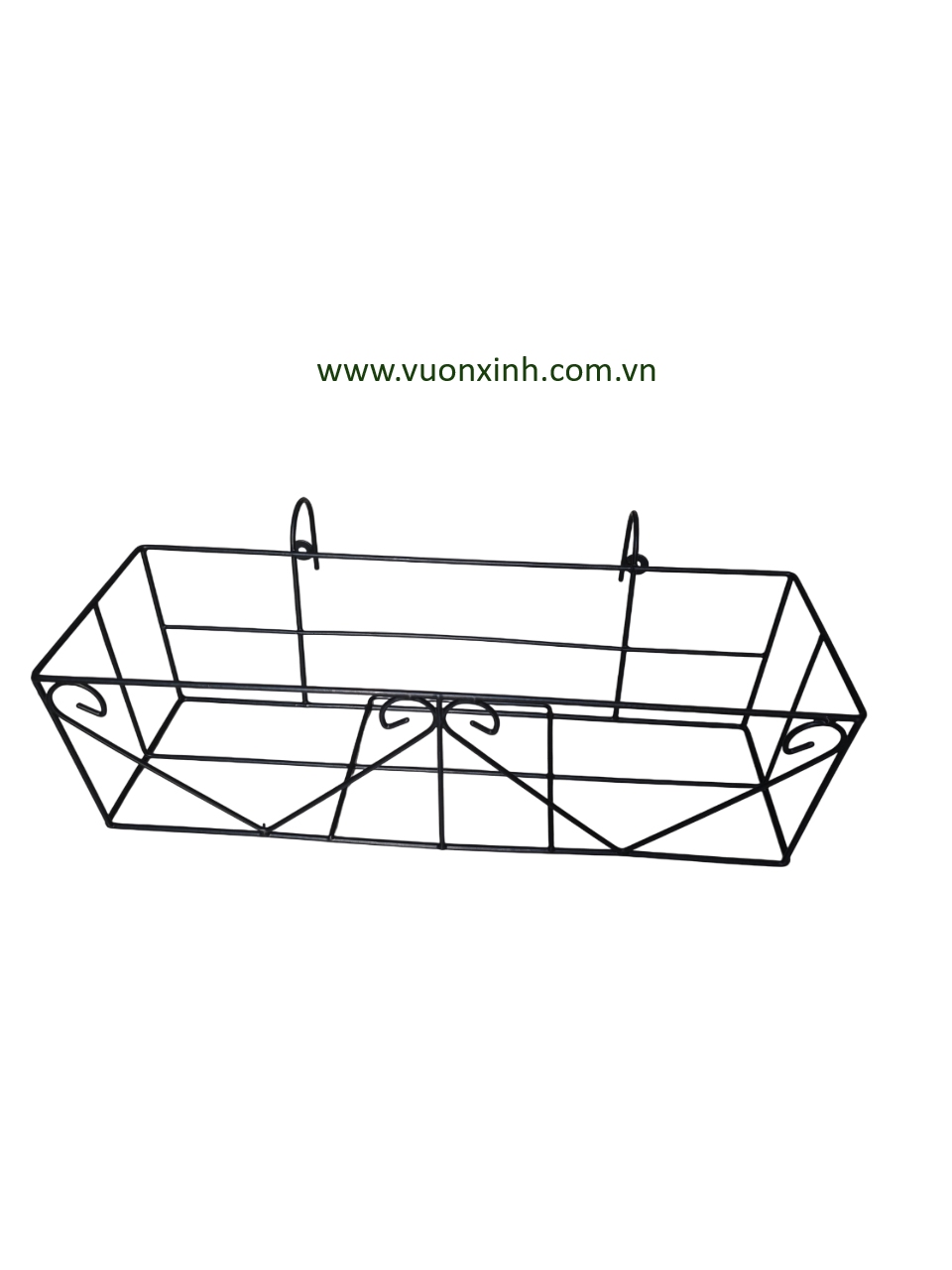 Khung Sắt Treo chậu dài 61x22x17