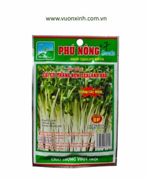 Mầm củ cải trắng New Zealand 888 gói 30gr