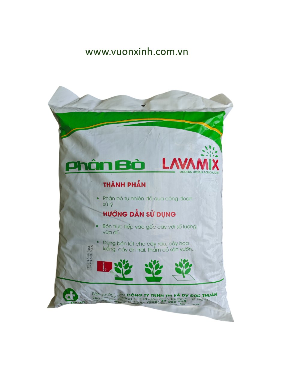 Phân bò đã qua xử lý LAVAMIX bịch 10dm - Ảnh 2