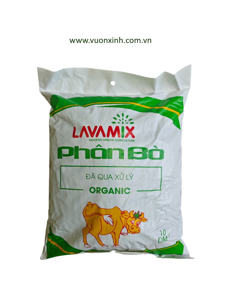 Phân bò đã qua xử lý LAVAMIX bịch 10dm