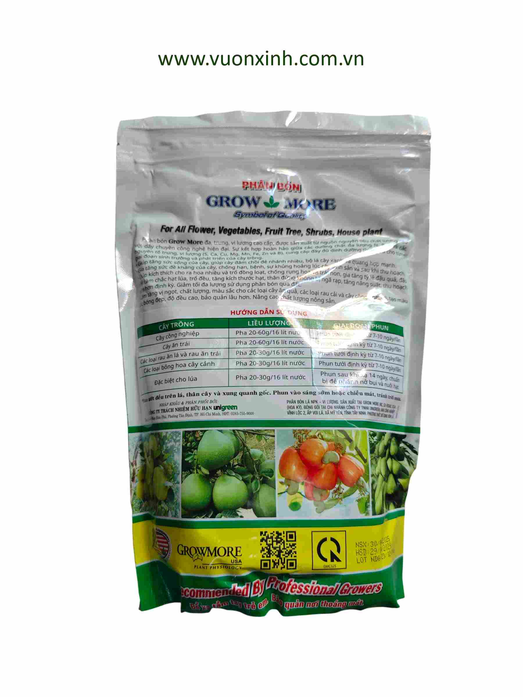 Phân Bón Lá Growmore 20-20-20 1Kg - Ảnh 2