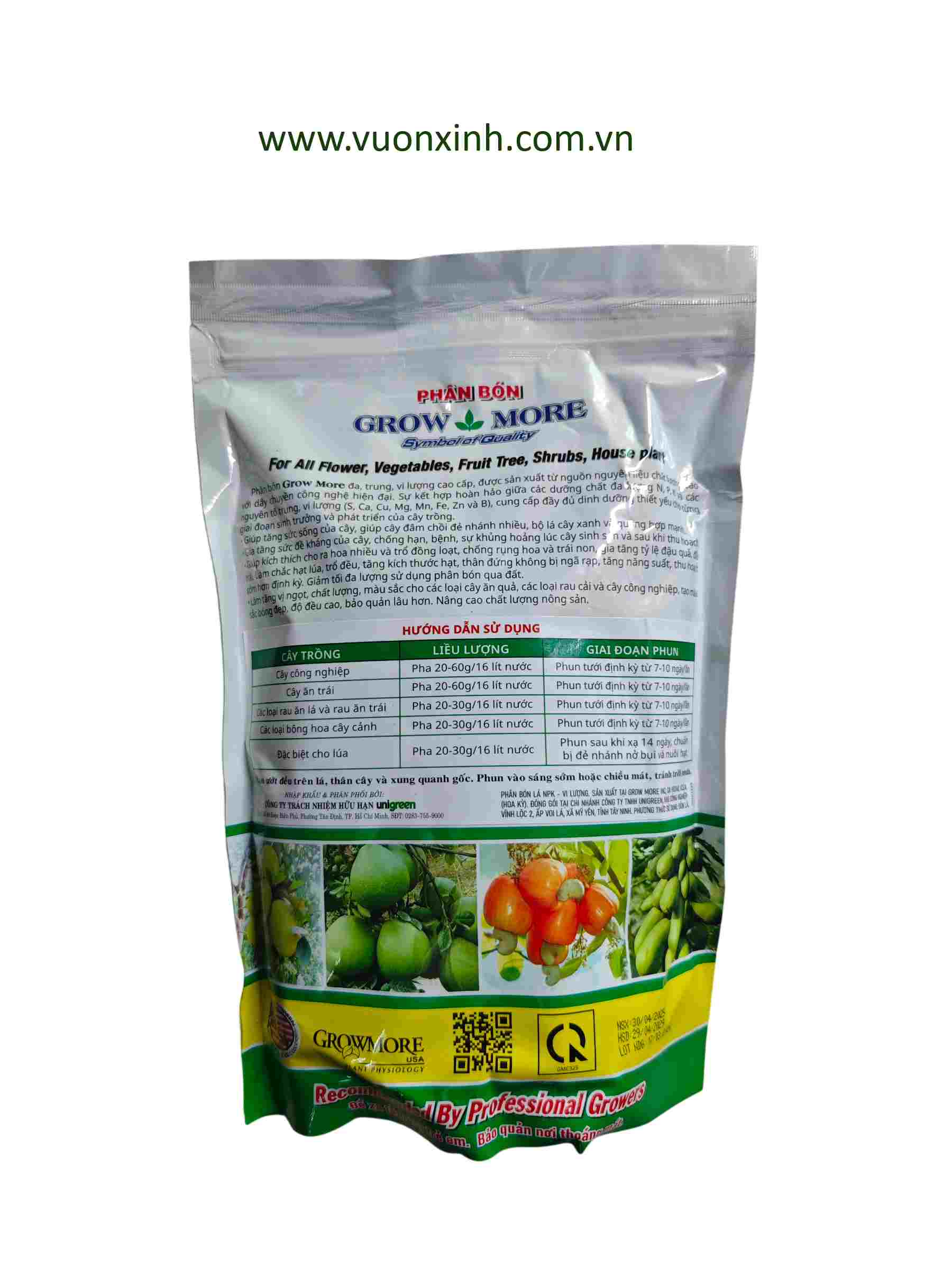 Phân Bón Lá Growmore 30-10-10 1Kg - Ảnh 2