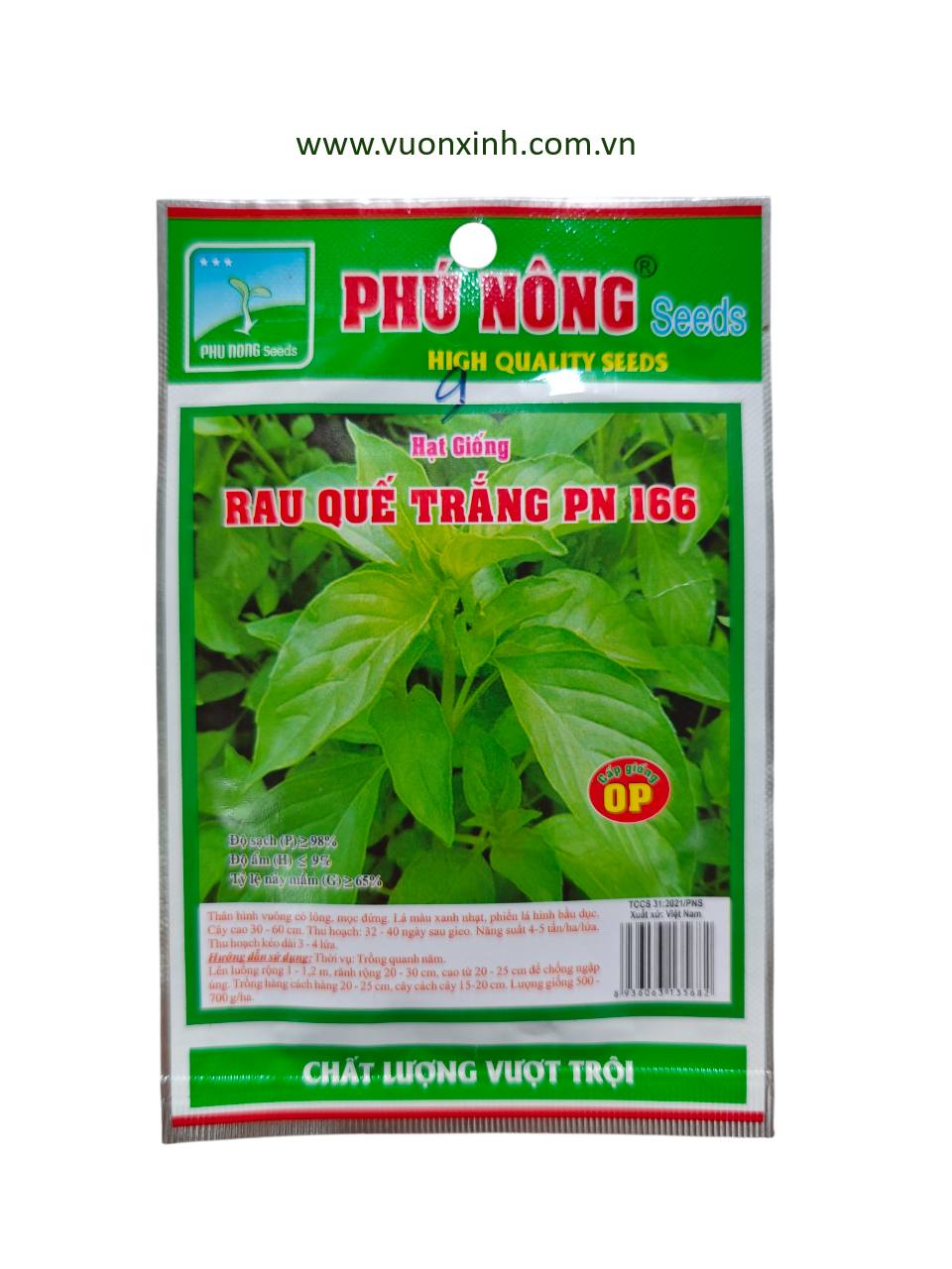 Rau Quế Trắng ( É Trắng) PN 166