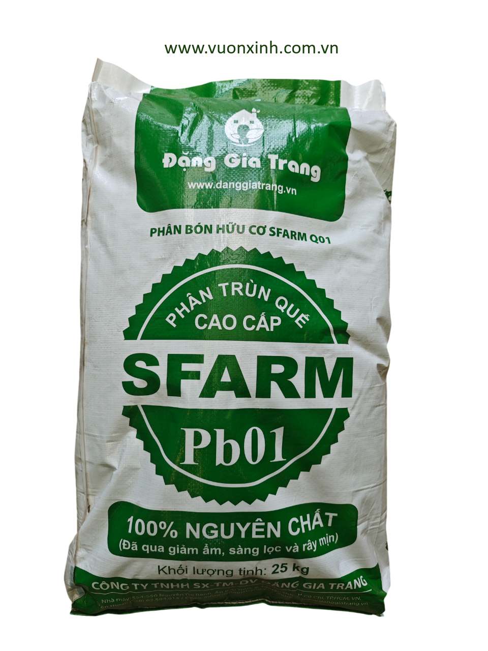 Phân Trùn Quế SFARM_25KG