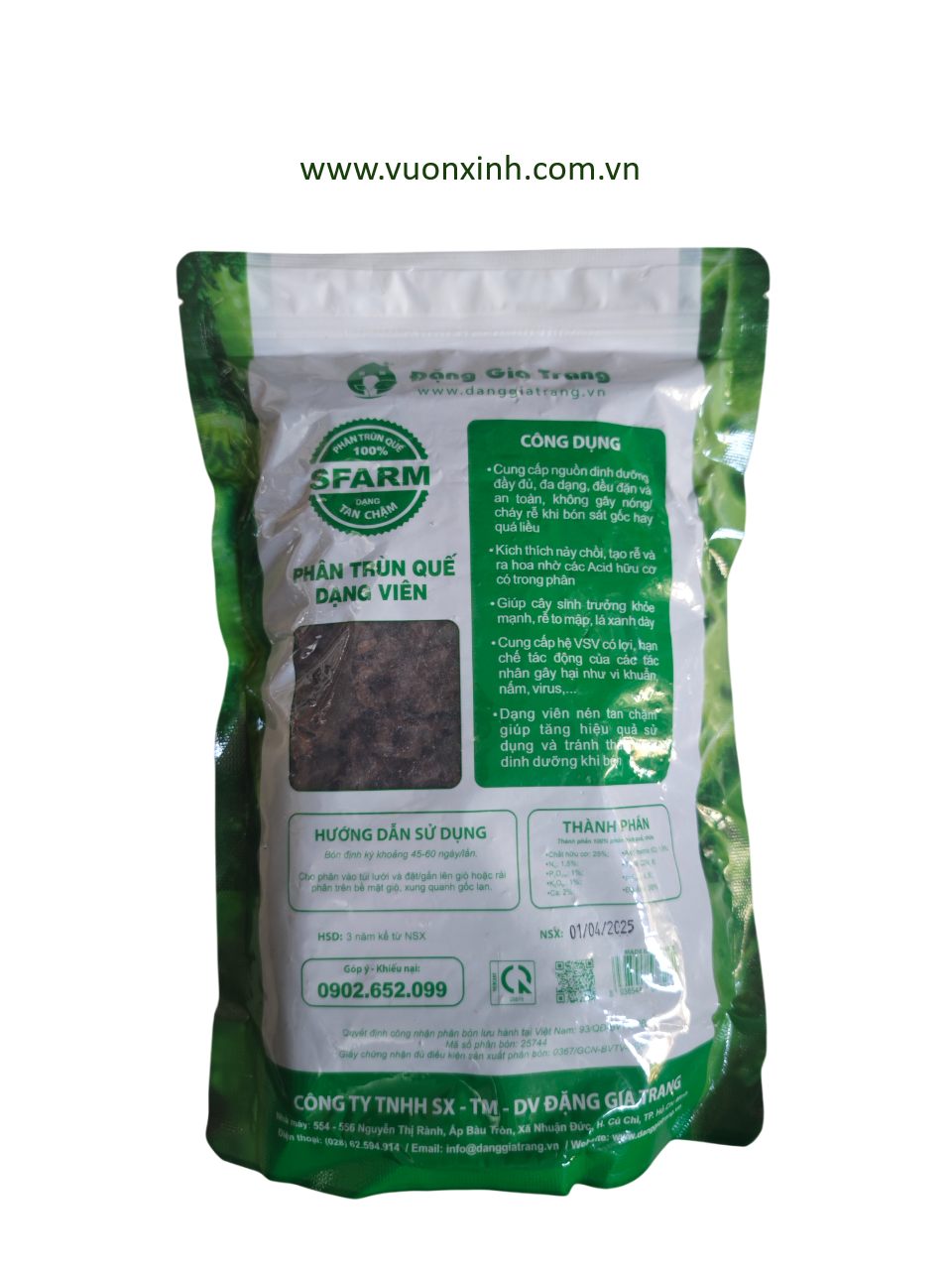 TRÙN QUẾ VIÊN NÉN SFARM (CHUYÊN LAN)_1KG - Ảnh 2