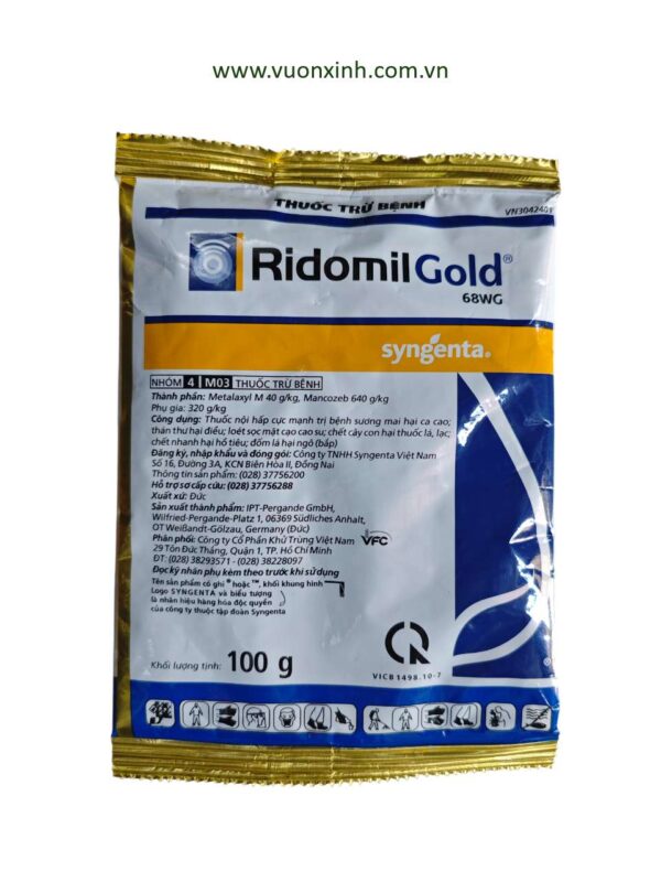 Thuốc trị nấm RidomilGold 68WG