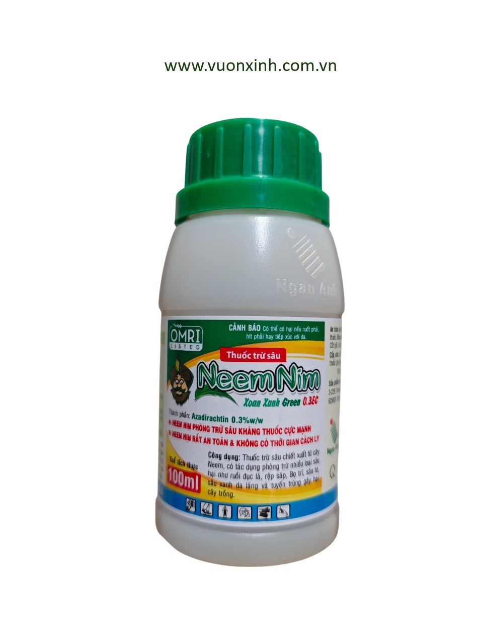 Thuốc trừ sâu sinh học Neem Nim 0.3EC_100ml