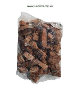 Vỏ Dừa cắt miếng (3-4cm) đã xử lý