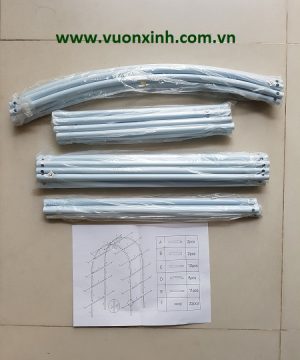 Khung đỡ hồng leo dạng vòm 13MM