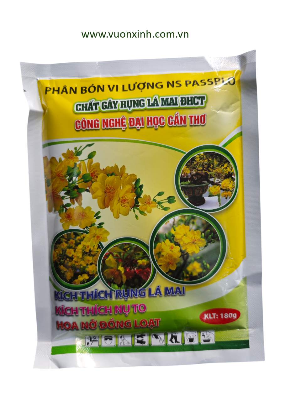 Chất Gây Rụng Lá Mai ĐHCT_gói 180gr