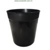 Chậu nhựa cứng tròn 30x34 Đen