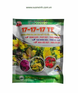 PHÂN NPK 17-17-17+TE GÓI 200gr