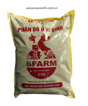 Phân bò hữu cơ vi sinh SFARM 2KG