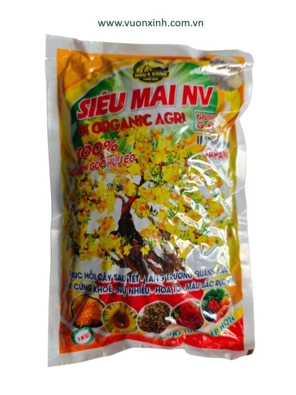 Phân Bón Hữu Cơ SIÊU MAI NV gói 1kg