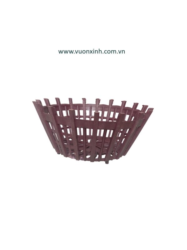 Chậu Lan giả gỗ có nan phụ Phi 230