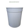 Chậu nhựa cứng tròn 30x34 Trắng