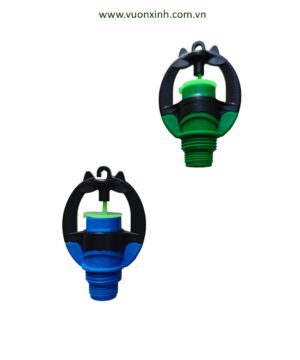 Béc tưới tròn có bù áp đuôi ren ngoài 17/21