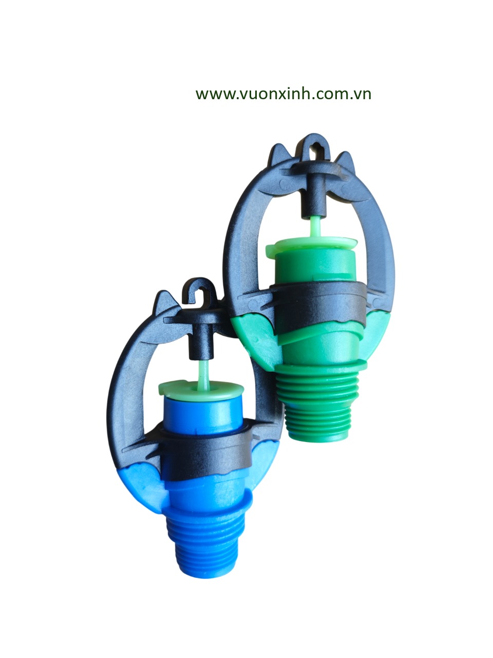 Béc tưới tròn có bù áp đuôi ren ngoài 17/21 - Ảnh 2