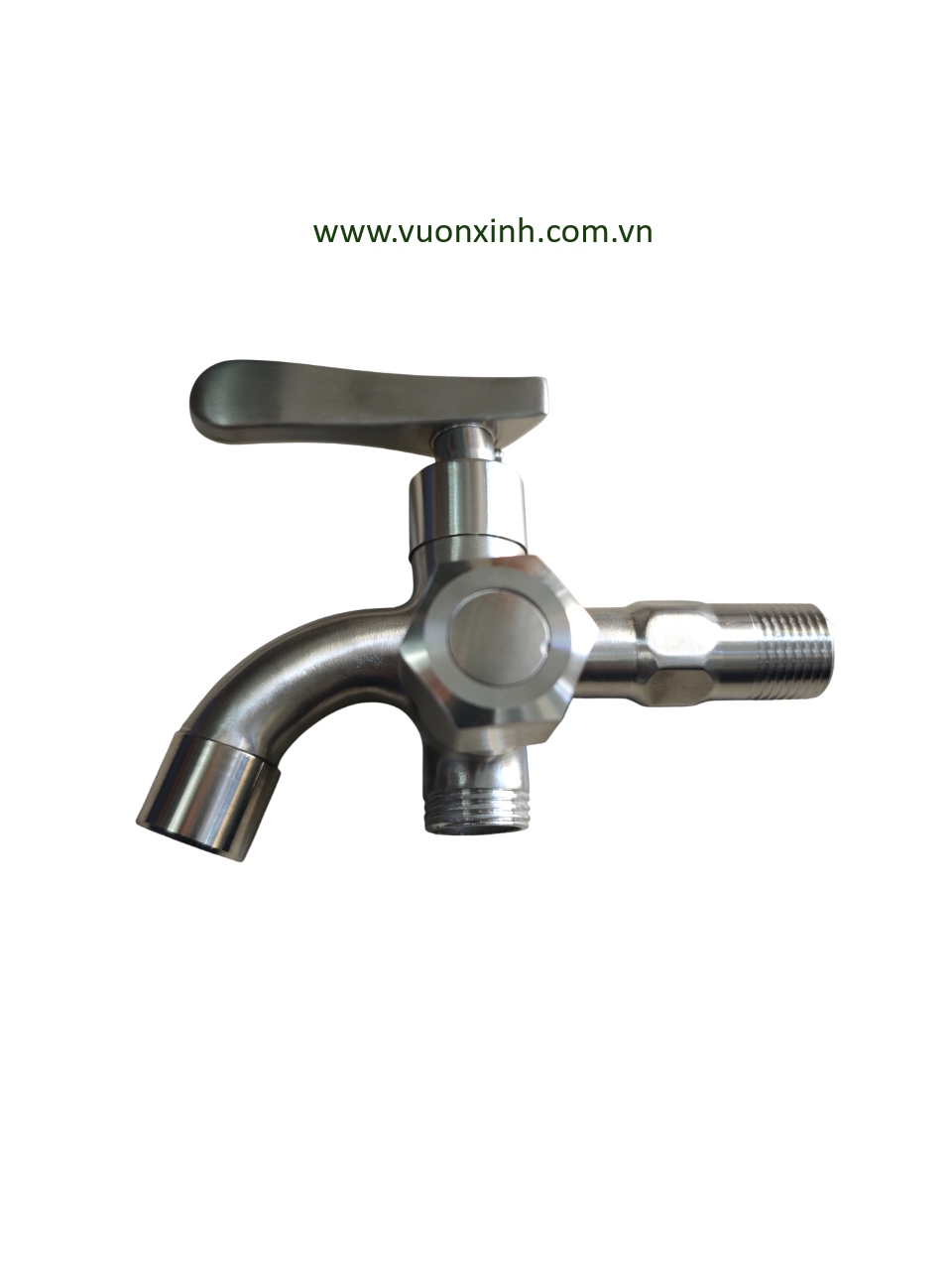 Vòi Củ Sen Lạnh inox 304 ren 21