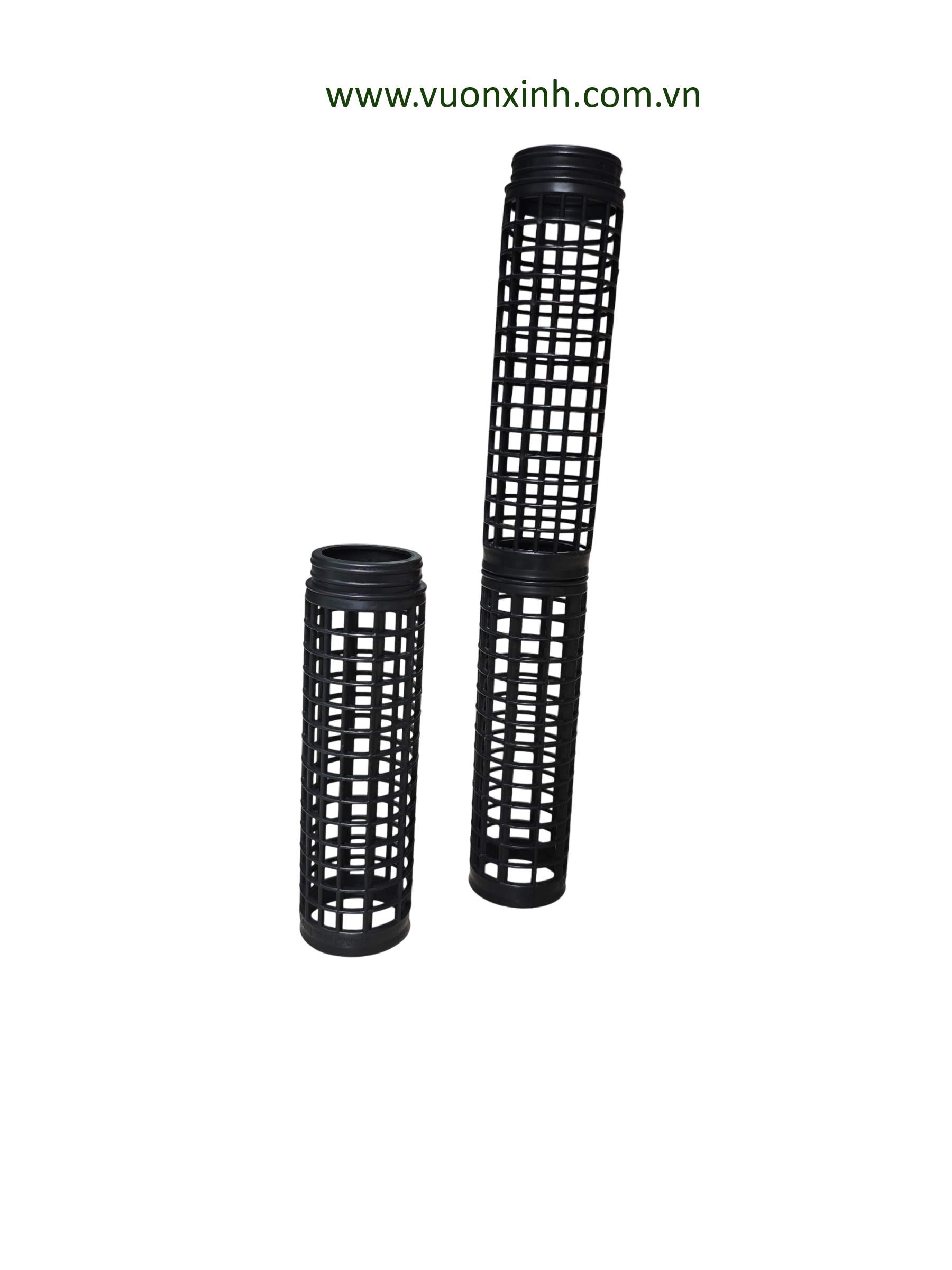 Trụ nhựa trồng Trầu bà (Dây leo) 20x5cm - Ảnh 2