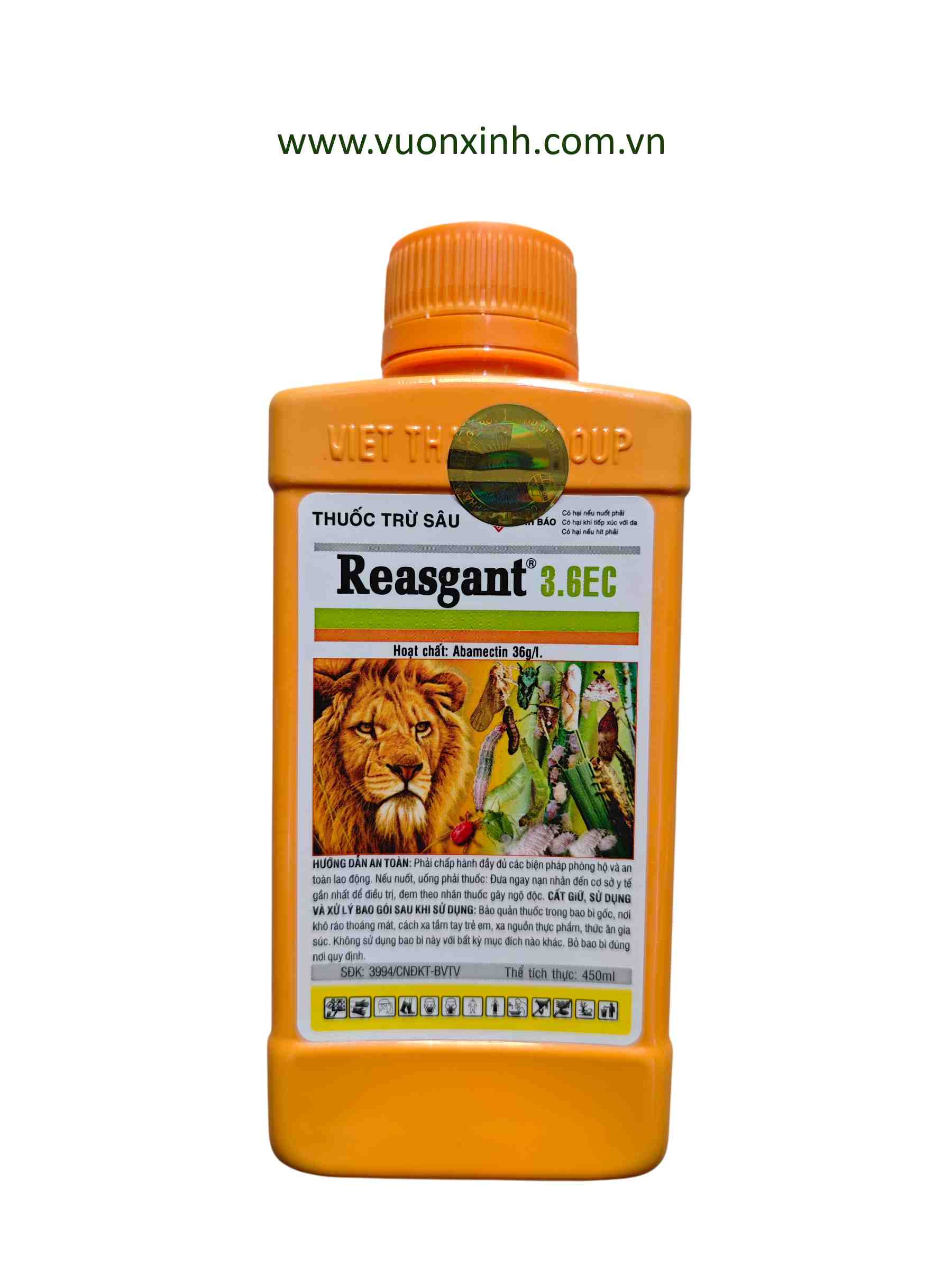 Thuốc trừ sâu REASGANT 3.6EC 450ml